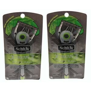 Men Razor Schick Xtreme3 Pivot Ball 3 Blades Men Disposable Razor‎ 1223-2 Pack